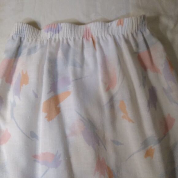 Vintage 80s TR Bentley Paint Stroke Pattern Skirt - Picture 5 of 8